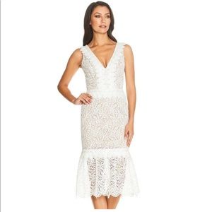 Dress The Population White Everleigh Dress